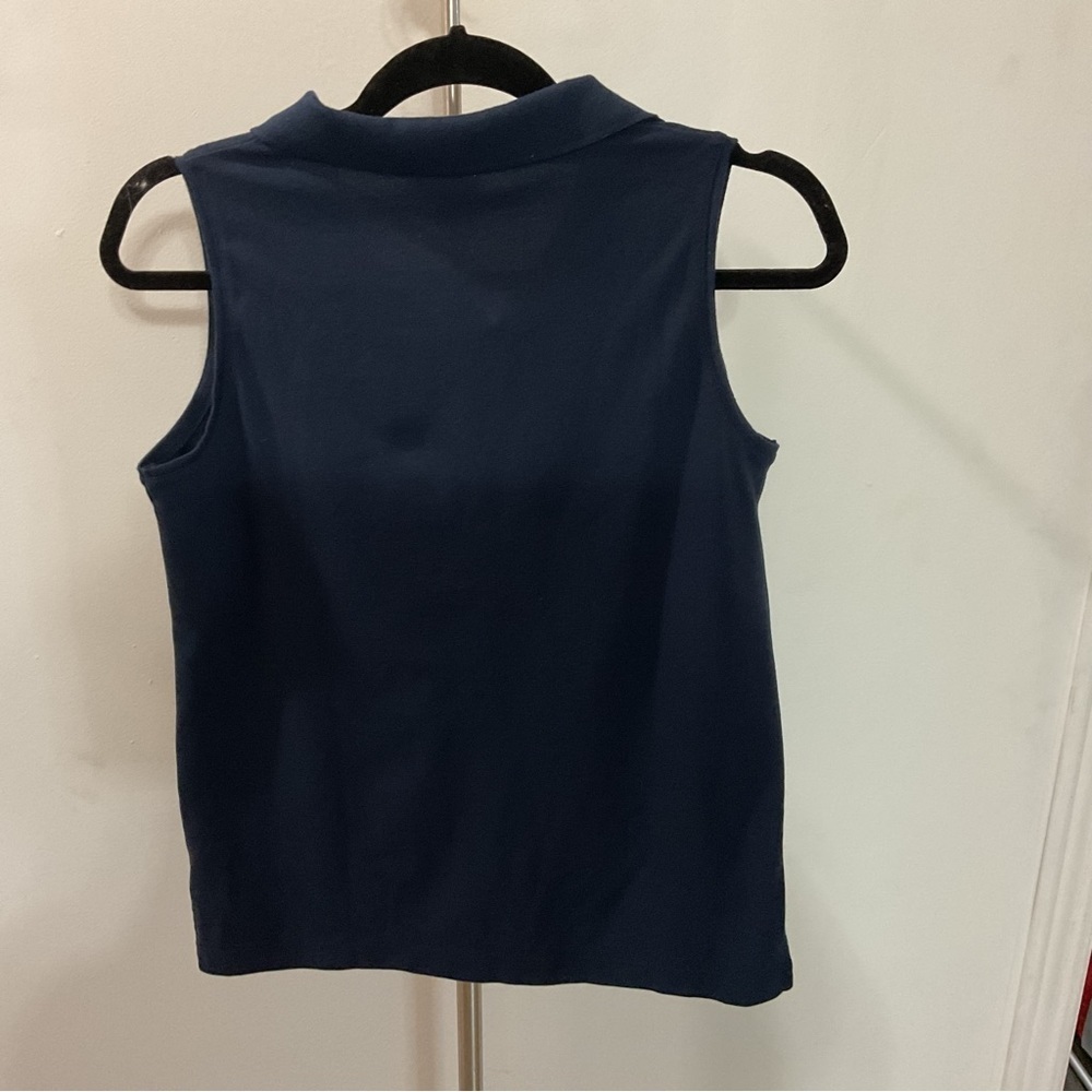 J.Crew Navy Polo Sleeveless Polo Size XS - Picture 4 of 7